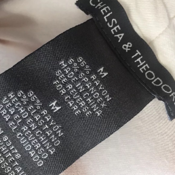 Chelsea & Theodore Draped White Cardigan - Picture 5 of 5